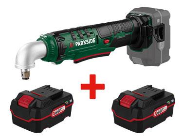 Visseuse d’angle à choc sans fil + 2 Batteries, 20 V