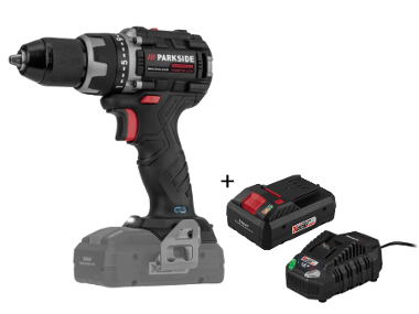 Perceuse-visseuse + chargeur + batterie Smart, 20 V