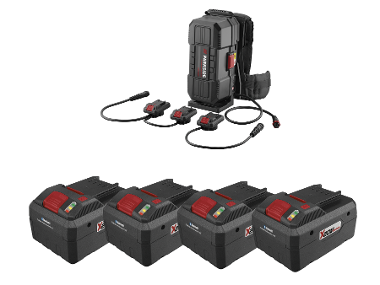 Battery Backpack with Smart Batteries