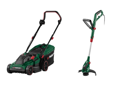 Electric Lawn Mower and Grass Trimmer