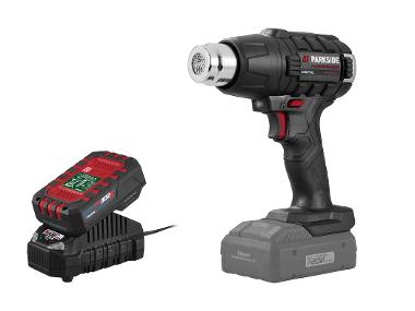 Accu-heteluchtpistool 20 V, met accu 2 Ah en lader 2,4 A