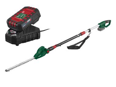 Accu-heggenschaar op steel 20 V, met accu 2 Ah en lader 2,4 A